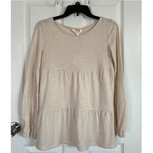 LC Lauren Conrad Tiered Babydoll Top